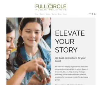 Fullcirclepr.com(Full Circle Public Relations) Screenshot