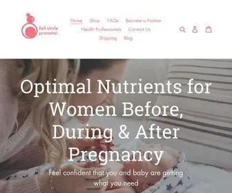 Fullcircleprenatal.com(Full Circle Prenatal) Screenshot