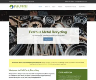 Fullcirclerecyclingri.com(Full Circle Recycling) Screenshot