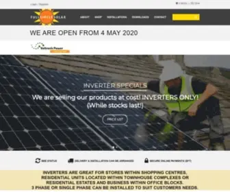 Fullcirclesolar.co.za(Our company) Screenshot