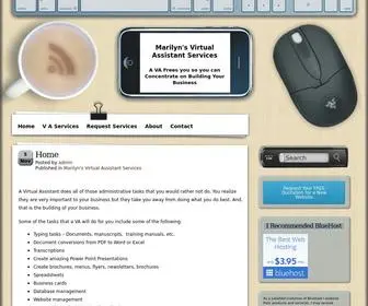 Fullcirclevirtualassistant.com(Marilyn's Virtual Assistant Services) Screenshot