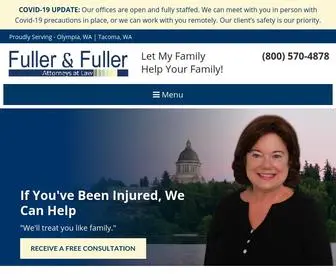 Fullerlaw.com(Personal Injury Attorney Serving Tacoma & Olympia) Screenshot