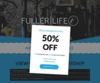 Fullerlifept.com(Personal training and gym membership in Dover) Screenshot