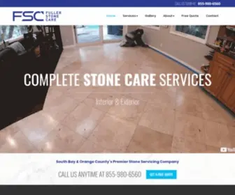 Fullerstonecare.com(Fuller Stone Care) Screenshot