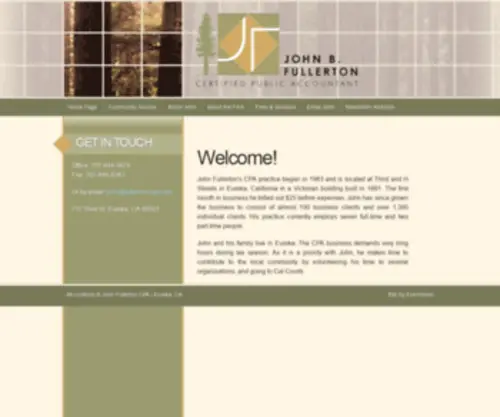 Fullerton-Cpa.com(John Fullerton CPA) Screenshot
