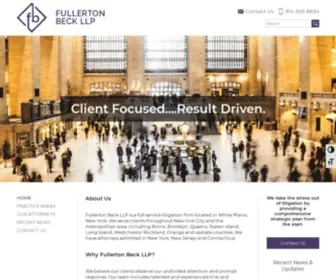 Fullertonbeck.com(Fullerton Beck LLP) Screenshot