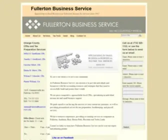 Fullertonbusinessservice.com(Business & Personal Tax Specialists) Screenshot