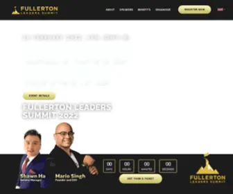 Fullertonleaderssummit.com(Fullerton Leaders Summit 2021) Screenshot