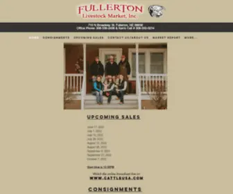 Fullertonlivestockmarket.com(Fullertonlivestockmarket) Screenshot