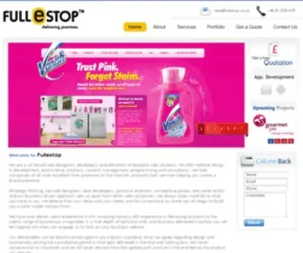 Fullestop.co.uk(Web design london) Screenshot