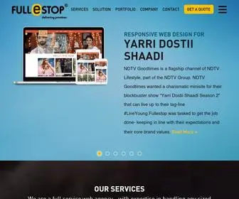 Fullestop.com(Web Design India) Screenshot