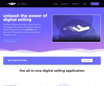 Fullfeel.io(Unleash the power of digital selling) Screenshot