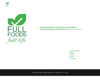 Fullfoodslife.com(Full Life) Screenshot