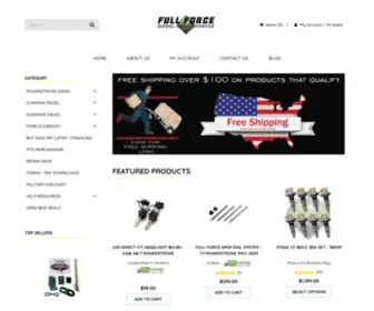 Fullforcediesel.com(Full Force Diesel Performance) Screenshot