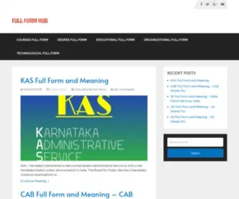 Fullformhub.com(Full Form HUB) Screenshot