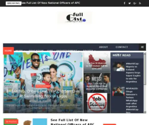 Fullgist.com.ng(Feel your world with Tech) Screenshot