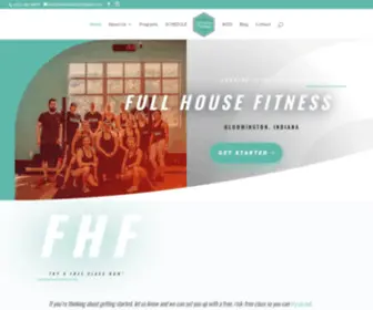 Fullhousebloomington.com(Full House Fitness) Screenshot