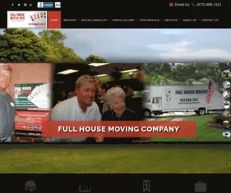 Fullhousemoving.com(Dallas Moving Company) Screenshot