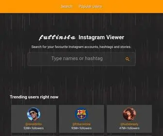 Fullinsta.photo(Web Instagram Viewer) Screenshot