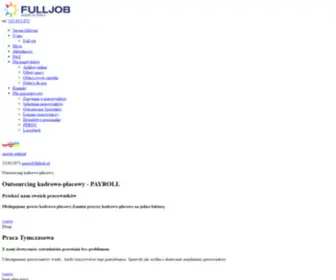 Fulljob.pl(Agencja pracy tymczasowej) Screenshot