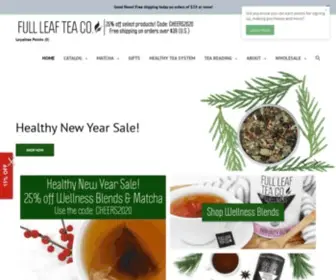 Fullleafteacompany.com(Full Leaf Tea Company) Screenshot