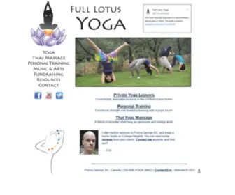 Fulllotusyoga.com(Full Lotus Yoga) Screenshot