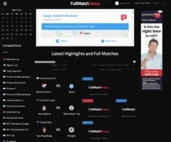 Fullmatchreplay.com(Fullmatchreplay Sports Live Streams) Screenshot