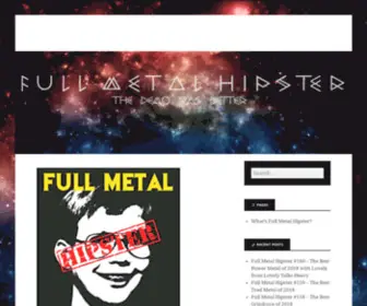 Fullmetalhipster.com(Full Metal Hipster) Screenshot