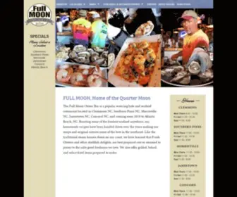 Fullmoonoysterbar.com(The Full Moon Oyster Bar) Screenshot