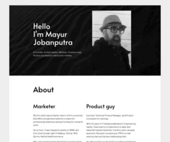 Fullmotiongroup.com(Website of Mayur Jobanputra) Screenshot