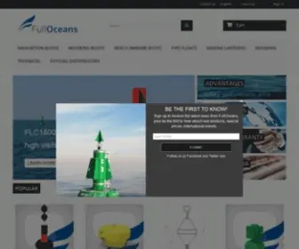 Fulloceans.com(Navigation aid buoys French manufactured marine marker) Screenshot