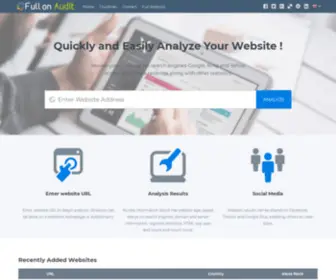 Fullonaudit.com(We analyze websites. Website analysis) Screenshot