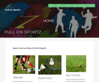 Fullonsportz.com(Full on Sportz) Screenshot