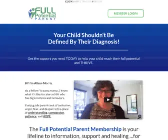 Fullpotentialparent.com(FULL POTENTIAL PARENT MEMBERSHIP) Screenshot