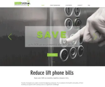 Fullsignal.ie(GSM elevator line rental) Screenshot