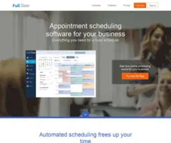 Fullslate.com(Online Appointment Scheduling by Full Slate) Screenshot
