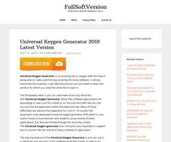 Fullsoftversion.com(FullSoftVersion Crack Activator Product keys) Screenshot