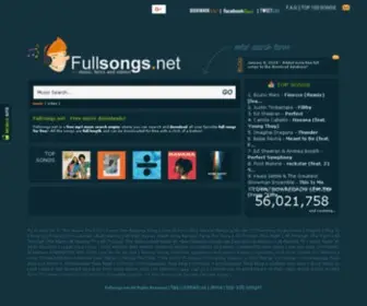 Fullsongs.net(Free full mp3 songs and music video downloads) Screenshot