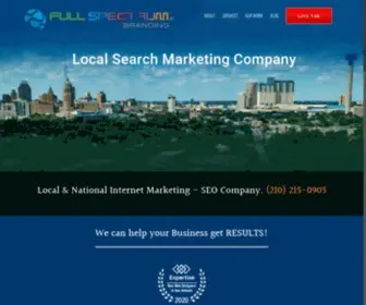 Fullspectrumbranding.com( Local Seo San Antonio) Screenshot