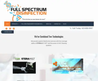 Fullspectrumdisinfection.com(Full Spectrum Disinfection Inc) Screenshot