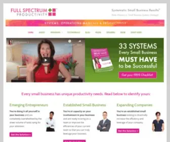 Fullspectrumproductivity.com(Full Spectrum Productivity) Screenshot