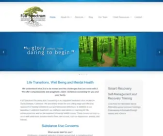 Fullspectrumrecovery.com(Santa Barbara Therapists) Screenshot
