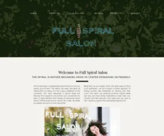 Fullspiralsalon.com(Full Spiral Salon) Screenshot