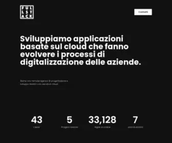 Fullstackagency.it(Fullstack Digital Agency Roma e Cloud) Screenshot