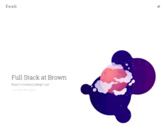 Fullstackatbrown.com(Full Stack at Brown) Screenshot