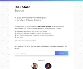 Fullstackeurope.com(Full Stack EuropeThe International Full Stack Conference) Screenshot