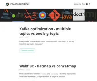 Fullstackfront.com(Everyday full) Screenshot