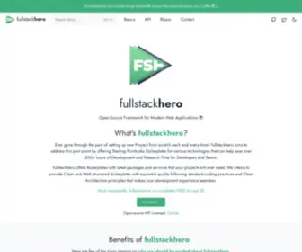 Fullstackhero.net(Open-Source Framework for Modern Web Applications) Screenshot
