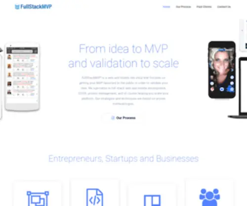 Fullstackmvp.com(From idea to mvpand validation to scalefullstackmvp) Screenshot