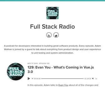 Fullstackradio.com(Full Stack Radio) Screenshot